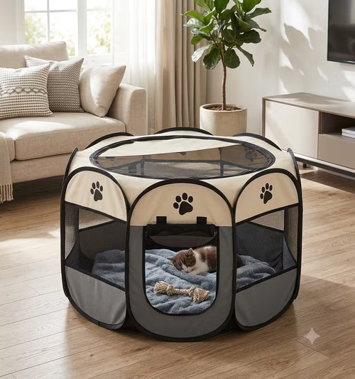 Corral Plegable para Mascotas Chico