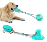 Mordillo con Ventosa de Silicona con Opción de Introducir Alimento para Perros